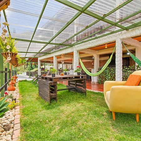 Cabana Tipo Glamping Savieza Life Experience Nemocon Dış mekan fotoğraf