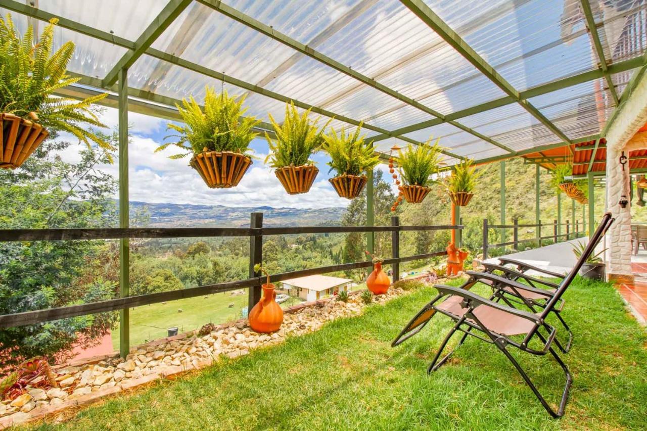 Cabana Tipo Glamping Savieza Life Experience Nemocon Dış mekan fotoğraf