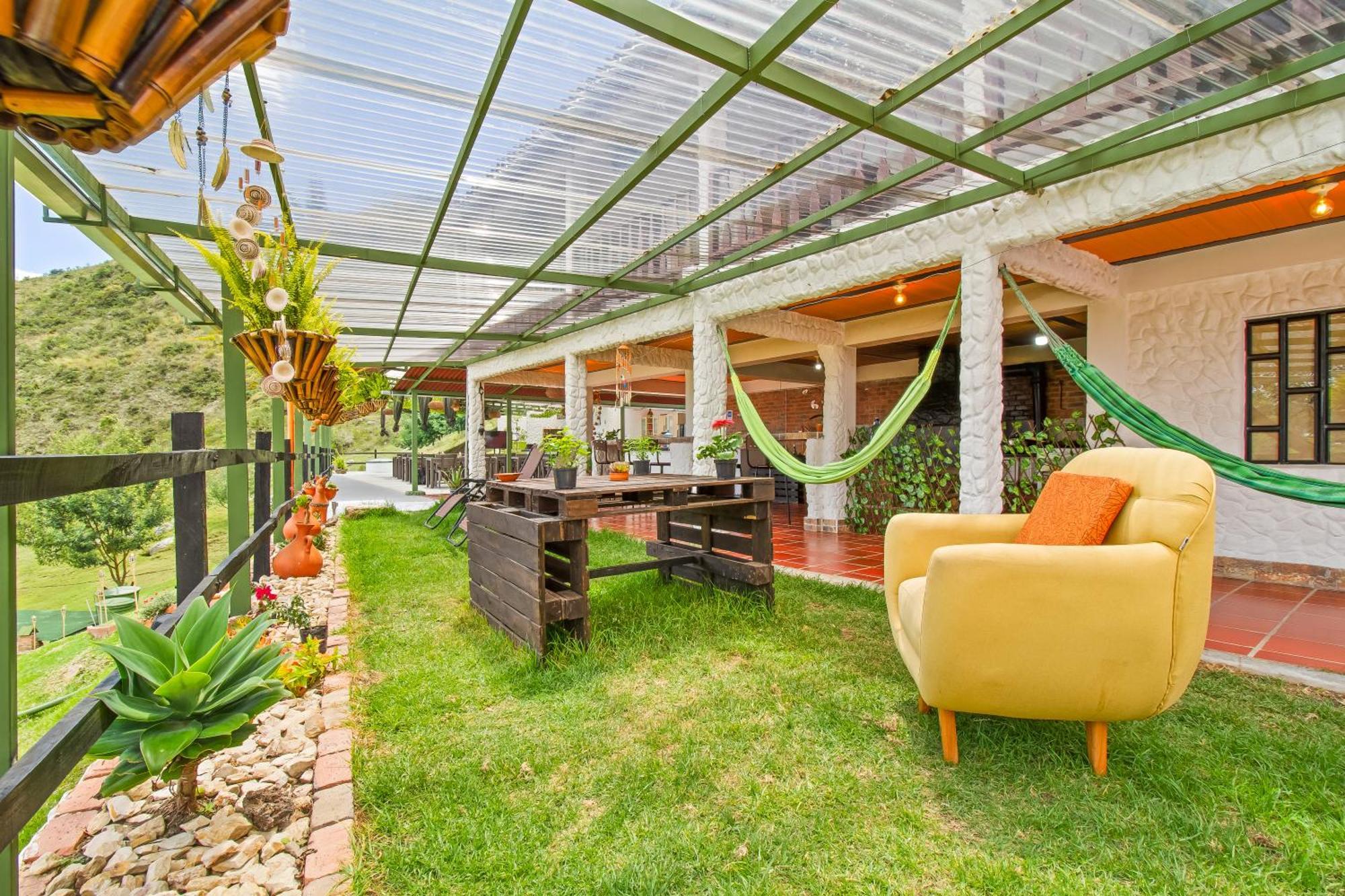 Cabana Tipo Glamping Savieza Life Experience Nemocon Dış mekan fotoğraf